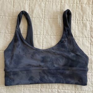 Lululemon Align Bra A/B Cup sz 8 Graphite Grey/Diamond Dye Pitch Grey